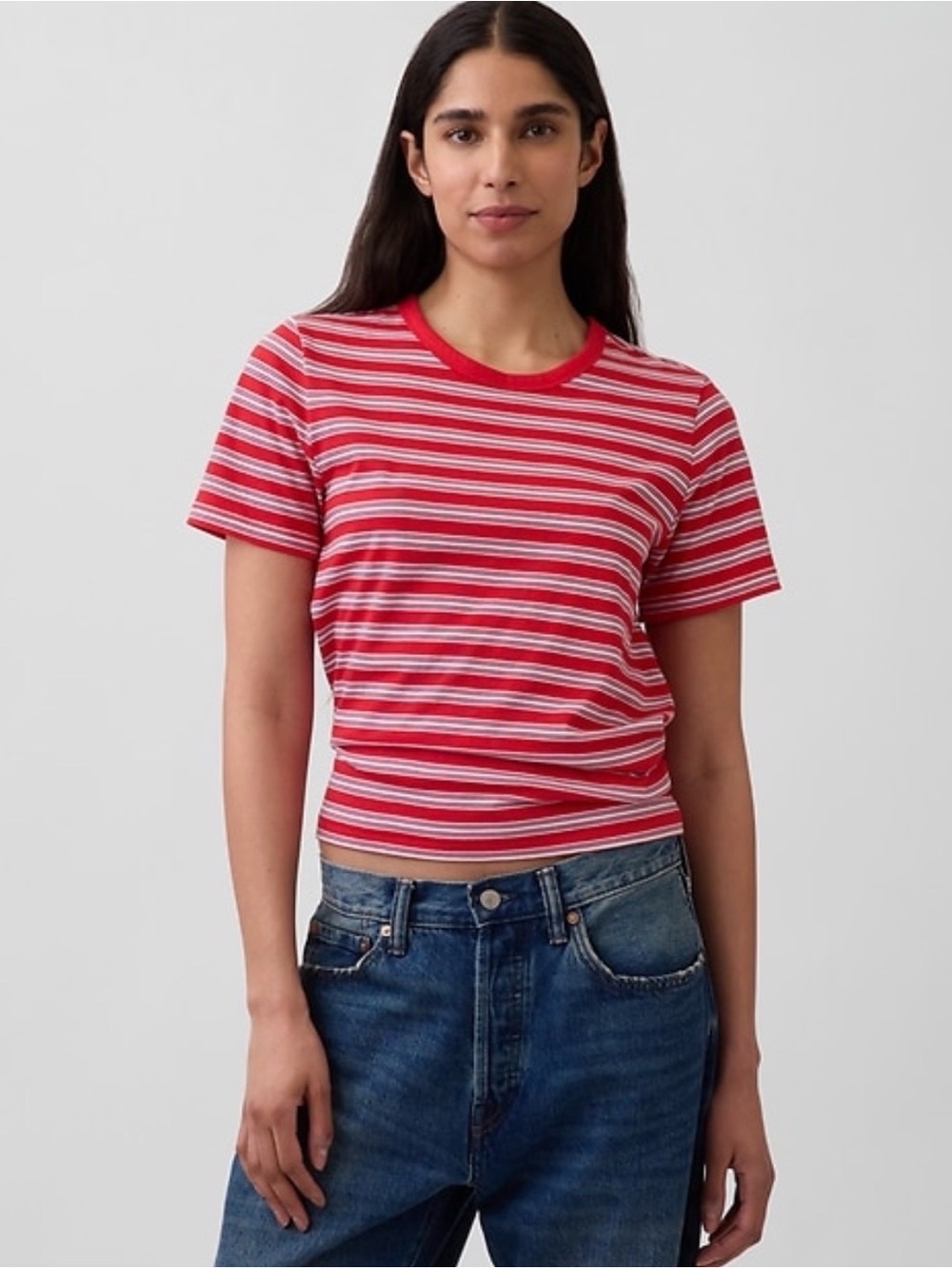 GAP Organic Cotton VintageSoft Stripe T-Shirt